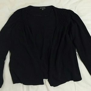 Black cardigan